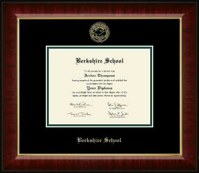 Berkshire diploma frame - Gold Embossed Diploma Frame in Murano