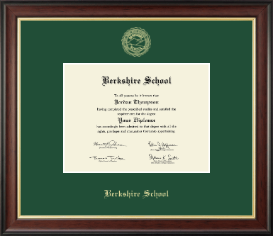 Berkshire diploma frame - Gold Embossed Diploma Frame in Studio Gold
