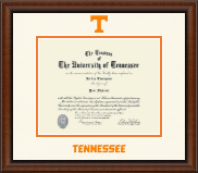 The University of Tennessee Knoxville diploma frame - Dimensions Diploma Frame in Austin