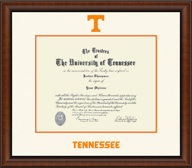 The University of Tennessee Knoxville diploma frame - Dimensions Diploma Frame in Austin
