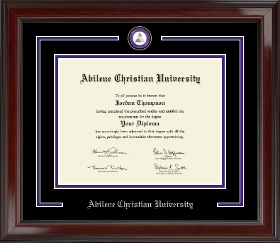 Abilene Christian University diploma frame - Showcase Diploma Frame in Encore