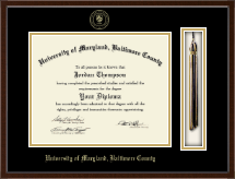 University of Maryland, Baltimore County diploma frame - Tassel & Cord Diploma Frame in Delta