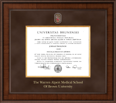 Brown University diploma frame - Presidential Masterpiece Diploma Frame in Madison