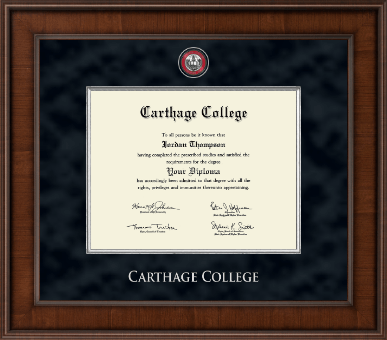 Carthage College diploma frame - Presidential Masterpiece Diploma Frame in Madison