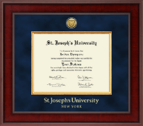 St. Joseph's University New York diploma frame - Presidential Gold Engraved Diploma Frame in Jefferson