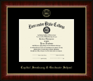 Lancaster Bible College diploma frame - Gold Embossed Diploma Frame in Murano