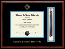 Thomas Jefferson University diploma frame - Tassel & Cord Diploma Frame in Southport