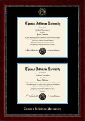 Thomas Jefferson University diploma frame - Double Diploma Frame in Sutton