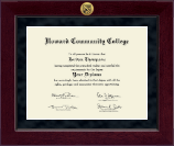 Howard CC diploma frame - Millennium Diploma Frame in Cordova