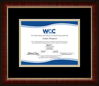 National Alliance of Wound Care and Ostomy certificate frame - Certificate Frame in Murano