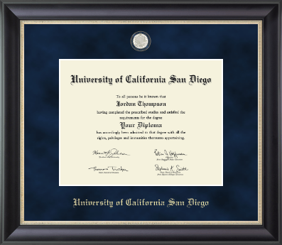 University of California San Diego diploma frame - Regal Diploma Frame in Noir