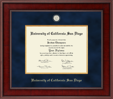 University of California San Diego diploma frame - Presidential Masterpiece Diploma Frame in Jefferson