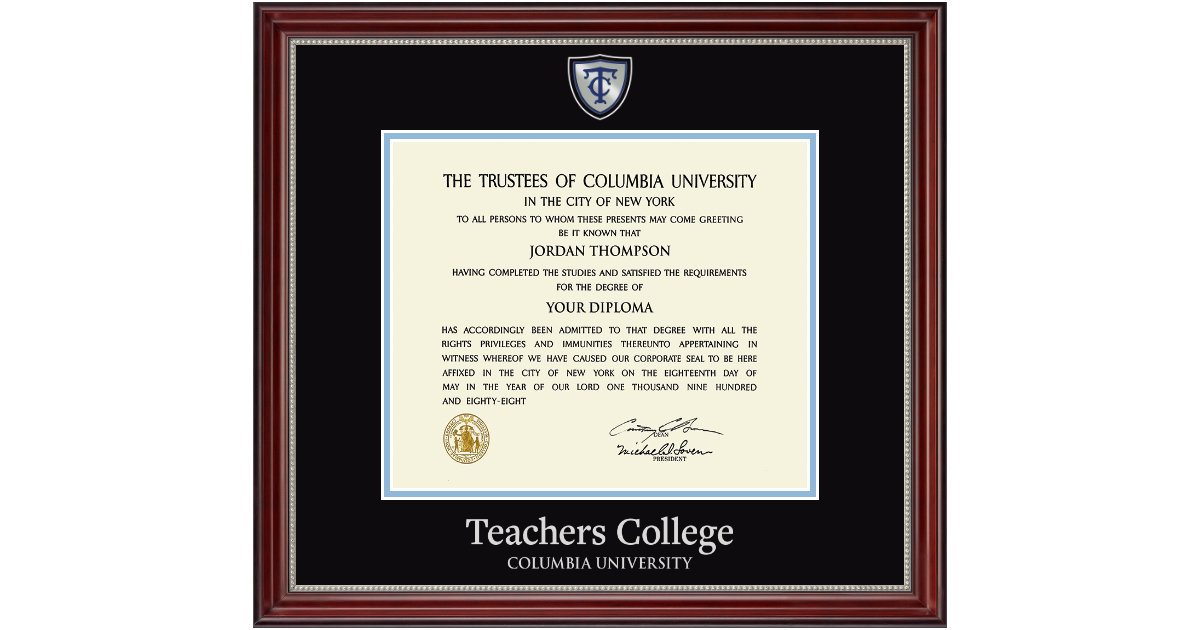 Pewter Masterpiece Medallion Diploma Frame in Kensington Silver
