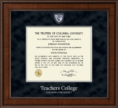 Columbia University diploma frame - Presidential Masterpiece Diploma Frame in Madison