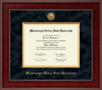 Mississippi Valley State University diploma frame - Presidential Gold Engraved Diploma Frame in Jefferson