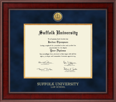 Suffolk University diploma frame - Presidential Gold Engraved Diploma Frame in Jefferson