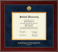 Suffolk University diploma frame - Presidential Gold Engraved Diploma Frame in Jefferson