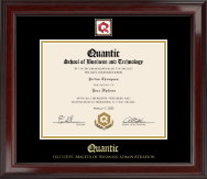 Quantic diploma frame - Masterpiece Medallion Diploma Frame in Encore