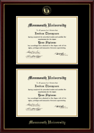 Double Diploma Frame