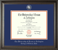 The University of Texas at Arlington diploma frame - Masterpiece Medallion Diploma Frame in Acadia