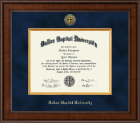 Dallas Baptist University diploma frame - Presidential Gold Engraved Diploma Frame in Madison