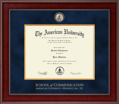 American University diploma frame - Presidential Masterpiece Diploma Frame in Jefferson