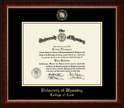 University of Wyoming diploma frame - Masterpiece Medallion Diploma Frame in Murano