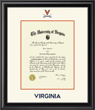 University of Virginia diploma frame - Dimensions Diploma Frame in Midnight