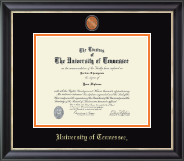 The University of Tennessee Knoxville diploma frame - Masterpiece Medallion Diploma Frame in Noir