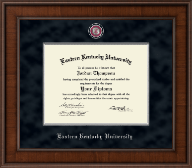 Eastern Kentucky University diploma frame - Presidential Masterpiece Diploma Frame in Madison