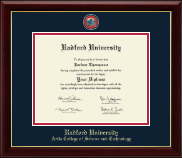 Radford University diploma frame - Masterpiece Medallion Diploma Frame in Gallery