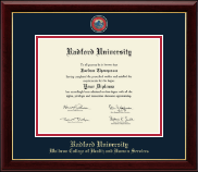 Radford University diploma frame - Masterpiece Medallion Diploma Frame in Gallery
