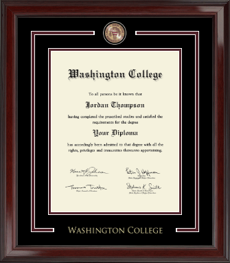 Washington College diploma frame - Showcase Diploma Frame in Encore