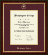 Washington College diploma frame - Gold Embossed Diploma Frame in Murano