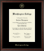 Washington College diploma frame - Gold Embossed Diploma Frame in Studio