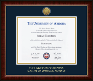 The University of Arizona diploma frame - Gold Engraved Medallion Diploma Frame in Murano
