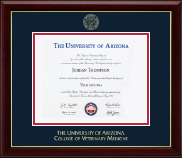 The University of Arizona diploma frame - Gold Embossed Diploma Frame in Gallery