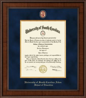 University of South Carolina Aiken diploma frame - Presidential Masterpiece Diploma Frame in Madison