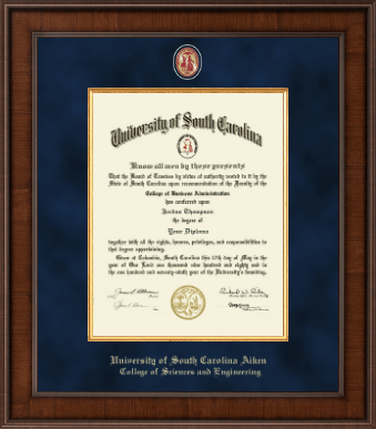 University of South Carolina Aiken diploma frame - Presidential Masterpiece Diploma Frame in Madison