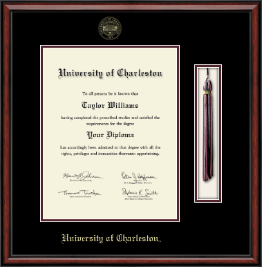 University of Charleston diploma frame - Tassel & Cord Diploma Frame in Southport