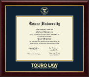 Touro University diploma frame - Gold Embossed Diploma Frame in Gallery