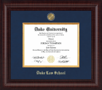 Duke University diploma frame - Presidential Masterpiece Diploma Frame in Premier