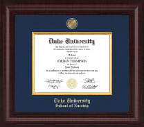 Duke University diploma frame - Presidential Masterpiece Diploma Frame in Premier