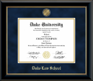 Duke University diploma frame - Masterpiece Medallion Diploma Frame in Onyx Gold