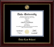 Duke University diploma frame - Masterpiece Medallion Diploma Frame in Gallery