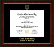 Duke University diploma frame - Gold Embossed Diploma Frame in Murano