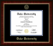 Duke University diploma frame - Gold Embossed Diploma Frame in Murano