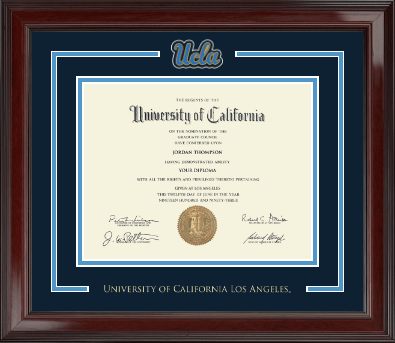 University of California Los Angeles diploma frame - Spirit Medallion Diploma Frame in Encore
