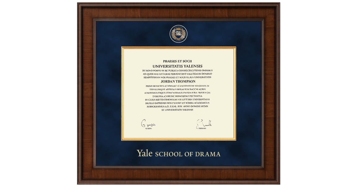 Presidential Masterpiece Diploma Frame in Madison Yale University