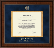 Yale University diploma frame - Presidential Masterpiece Diploma Frame in Madison